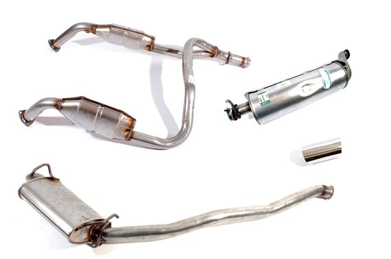Exhaust System including CAT - RA1074MS - Genuine