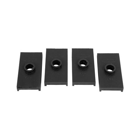 Rear Spring Seating Pad Comfort Black 3XA - ACA5138PBCBLK - Polybush