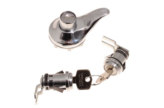 Lock Set - 3 Piece with Clip Fixing Door Locks - AHH6179S