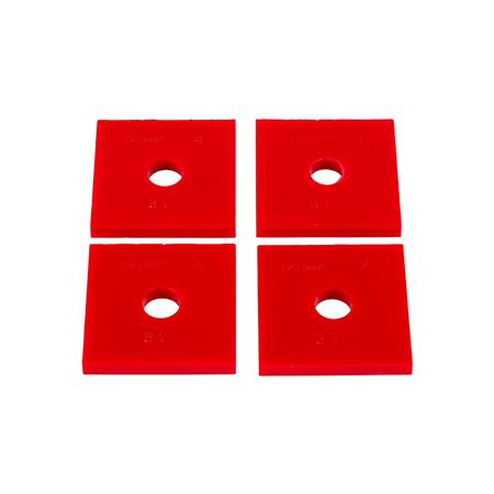 Cross Member Lower Pad Performance Red 3V - AHH6206PBR - Polybush