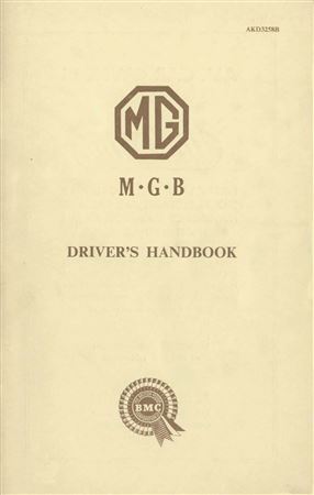 Drivers Handbook - MGB - 1962-1963 - AKD3258BGR - OTP