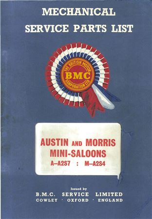 Mechanical Service Parts - Mini Saloon Mk1 - 1959-1967 - AKD3502GR - OTP