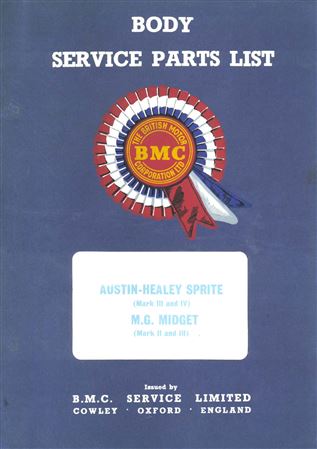 Body Service Parts - Sprite Mk3/4, Midget Mk2/3 - 1964-1969 - AKD3514GR - OTP