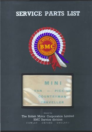 Body Parts - Mini Van, Pick-Up, C/Man, Travel Mk1 - 1960-1967 - AKD3519GR - OTP