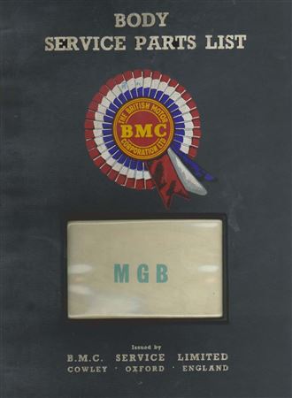 Body Service Parts - MGB & MGB GT - 1962-1969 - AKD3548GR - OTP