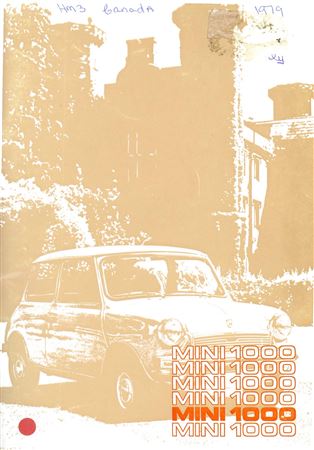 Drivers Handbook - Mini Mk3 1000 Cana - 1977-1979 - AKD3720GR - OTP
