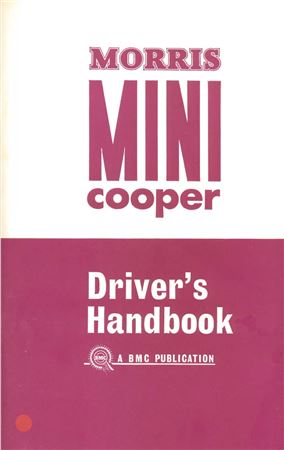 Drivers Handbook - Mini Cooper & S Mk1 Export - 1961-1967 - AKD3891FGR - OTP
