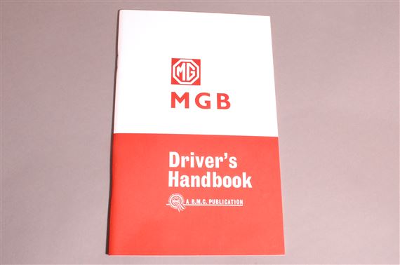 Drivers Handbook - MGB & MGB GT - 3 Synchro 62-67 - AKD3900C