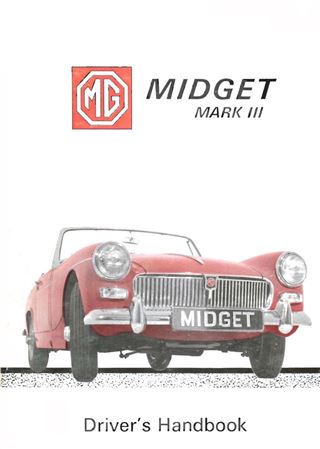Drivers Handbook - MG Midget Mk3 - 1966-1969 - AKD4850GR - OTP