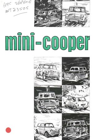 Drivers Handbook - Mini Cooper & S Mk2 - 1967-1969 - AKD4997BGR - OTP