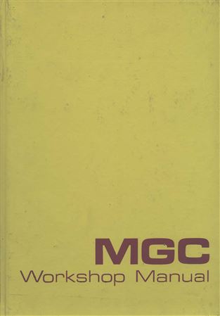 Workshop Manual - MGC, MGC GT - 1967-1969 - AKD7133GR - OTP