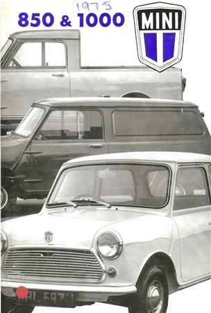 Drivers Handbook - Mini Mk3 850 & 1000 - 1969-1975 - AKD7347GR - OTP