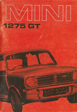 Drivers Handbook - Mini 1275 GT - 1972-1975 - AKD7349ED9GR - OTP