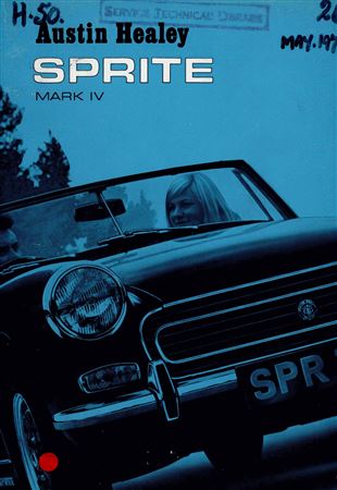 Drivers Handbook - Sprite Mk4 - 1966-1970 - AKD7355ED3GR - OTP