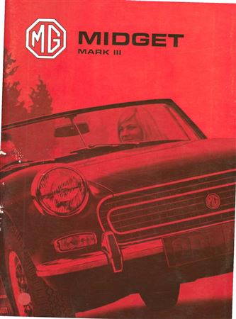 Drivers Handbook - MG Midget Mk3 - 1970-1972 - AKD7722GR - OTP