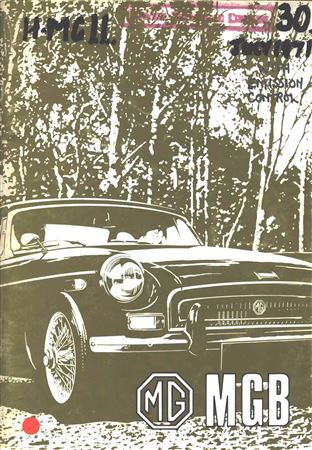 Drivers Handbook - MGB & GT NAS - 1971 - AKD7881GR - OTP