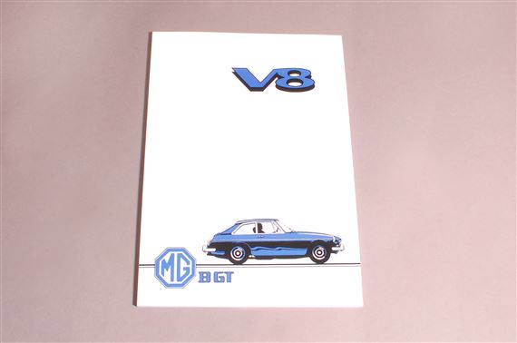 Drivers Handbook - MGB GT V8 - AKD8423