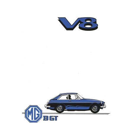 Drivers Handbook - MGB GT V8 - AKD8423
