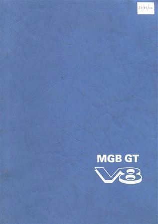 Workshop Manual - MGB GT V8 - 1972-1976 - AKD8468GR - OTP