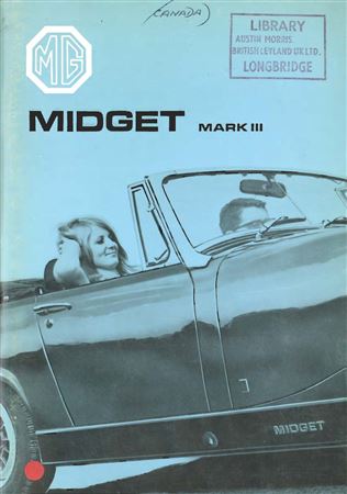 Drivers Handbook - MG Midget Mk3 CDN - 1974 - AKD8641GR - OTP