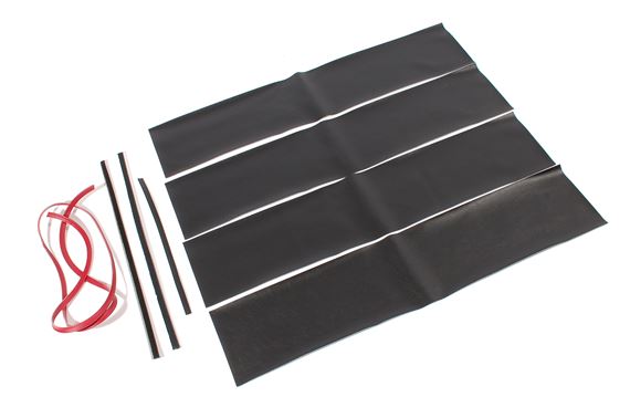 Door Capping Covering Kit - Black with Red Piping - AKE51923AMCVR