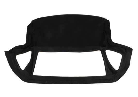 Hood Cover - Black Mohair - Fixed Rear Window with Header Rail - AKE5372MH