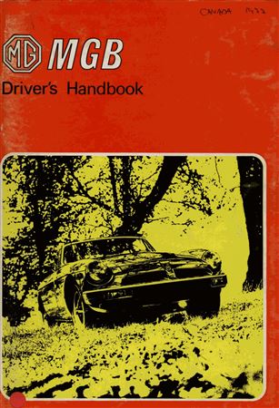 Drivers Handbook - MGB CDN - 1977 - AKM3522GR - OTP