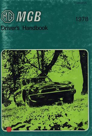 Drivers Handbook - MGB CDN - 1978 - AKM4053GR - OTP