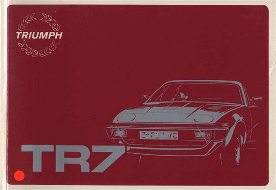 Owners Handbook - TR7 Convertible - 1979-1981 - AKM4853GR - OTP