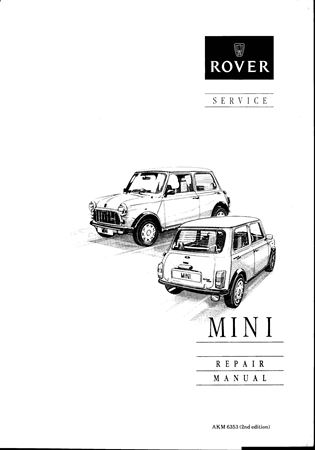 Service Manual - Mini All Models - 19769-1992 - AKM6353GR - OTP