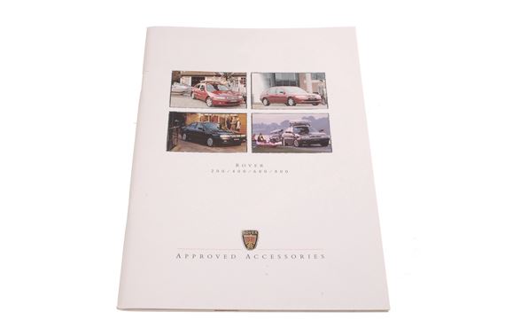 Accessory Brochure Rover 200, 400, 600, 800 - AKM684 - Genuine MG Rover