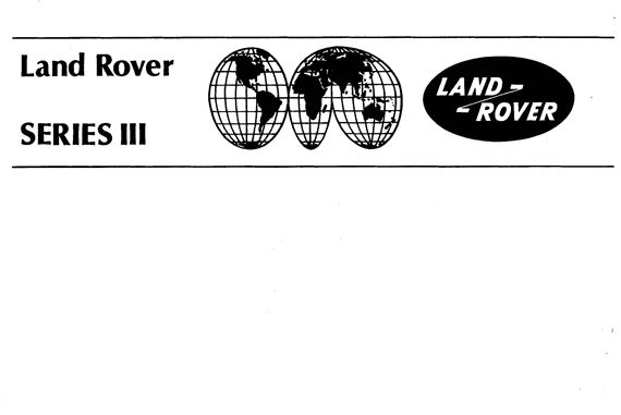 Owners Manual - Series 3 - 1981-1985 - AKM8155GR - OTP