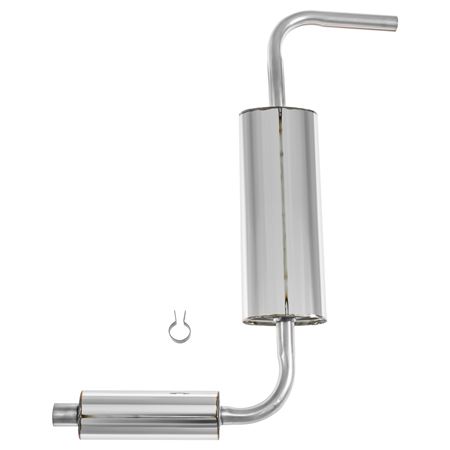 Silencer Resonator & Tailpipe S/Steel - AN336SS