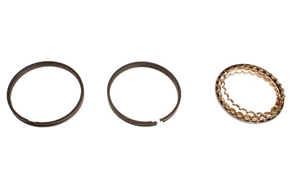 Piston Ring Set (4) - 3 Ring Type - Oversize +040 - BHM1183040P - Aftermarket