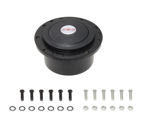 Steering Wheel Boss Black BOSS66 Mountney