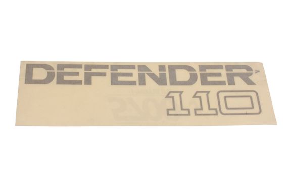 Defender 110 Decal Black - BTR2982LYV - Genuine