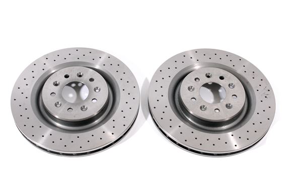 Front Brake Discs (pair) - C2N3427P - Aftermarket