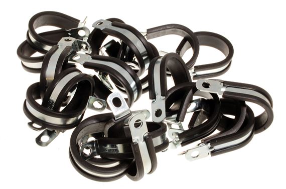 XPart Rubber Lined P Clips - 35mm