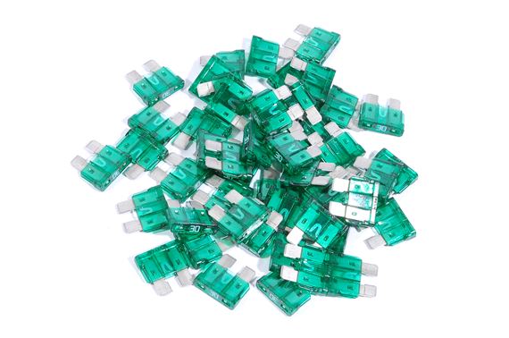 Littelfuse ATO Blade Fuses - 30amp Green - 50 - CONS2380