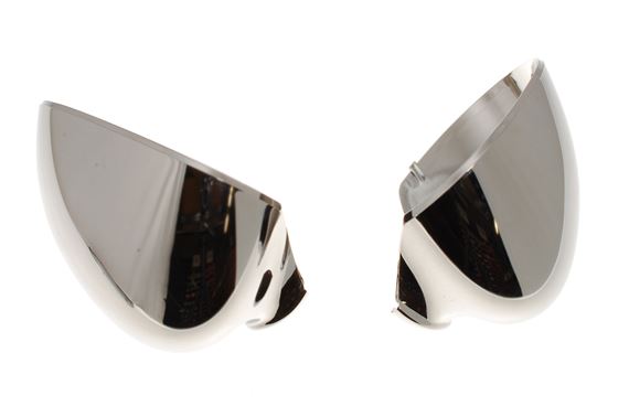 Cover-bright finish exterior mirror - pair, Chrome - CRC100190MMM - Genuine MG Rover