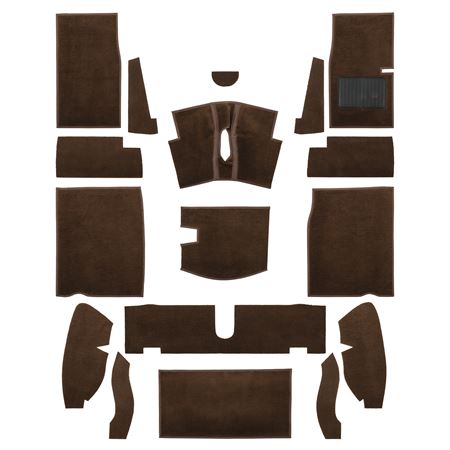 Carpet Set Complete - Autumn Leaf RHD - Midget MK3 Sprite MK4 - RP1253AUTLEAF
