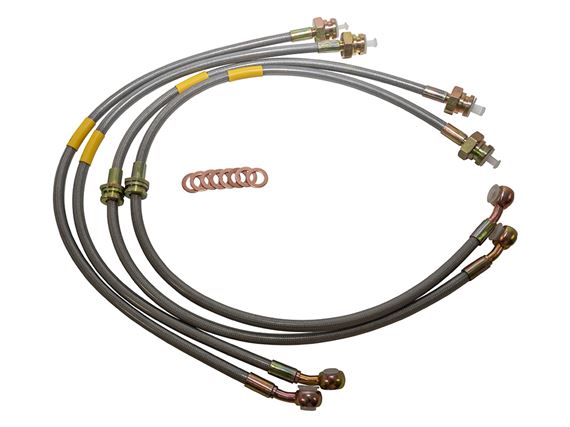 Brake Hose Kit S/Steel Plus 150mm - DA2414150S