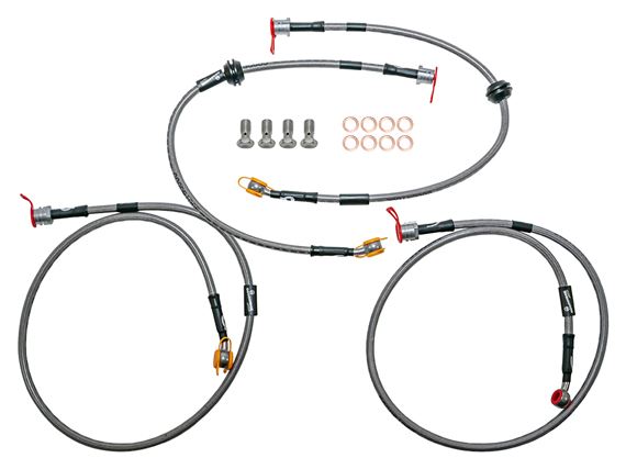 Brake Hose Kit Braided S/Steel - DA2674 - Britpart