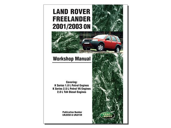 Workshop Manual Freelander 2001-2003on - DA3147 - Factory