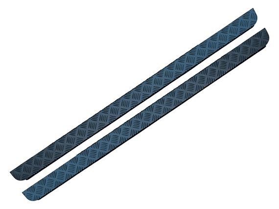 Chequer Plate Sill Cover (pair) 2mm Black - LL1261B - Aftermarket
