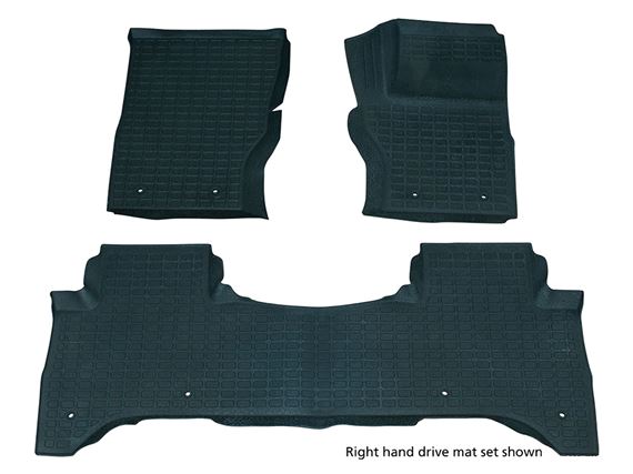 Rubber Mat Set (3 pieces) LHD - DA4821 - Aftermarket