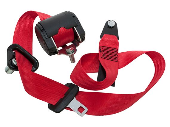 Front Inertia Reel Seat Belt Assy RH/LH Red - DA50571 - Britpart