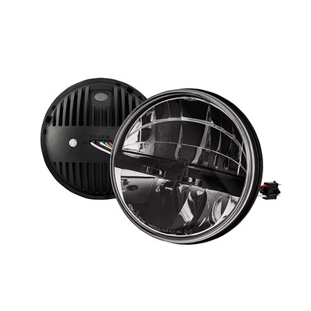 Headlamp 7" LED ECE RHD (pair) - DA6280K - Britpart
