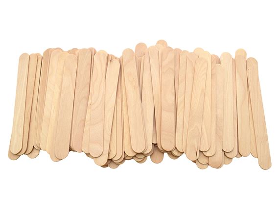 Wooden Mixing Spatulas (100 piece) - DA6398 - Raptor