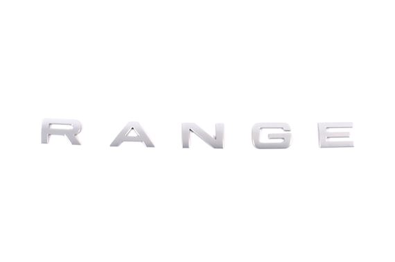 Front Badge - RANGE - Titan Silver - DAB500170MBJ - Genuine